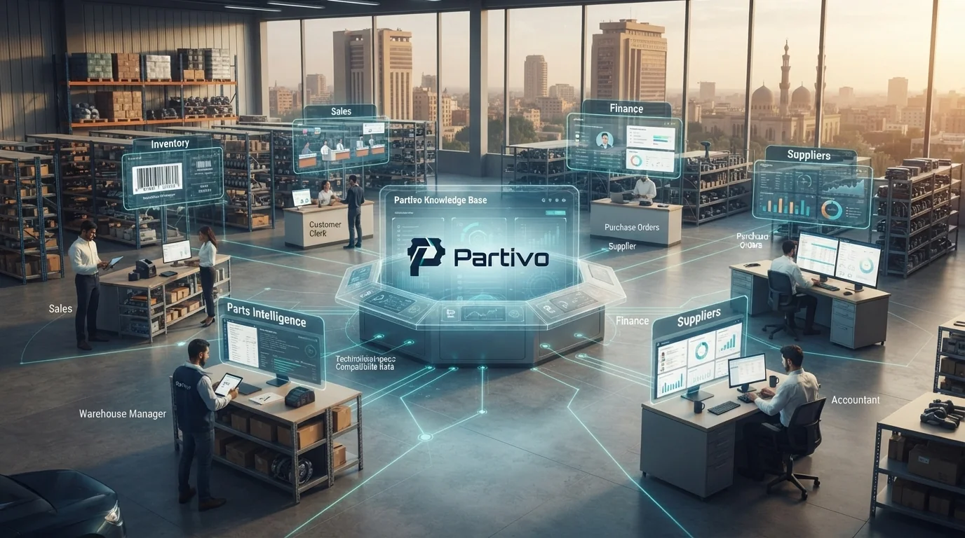 Partivo connected modules